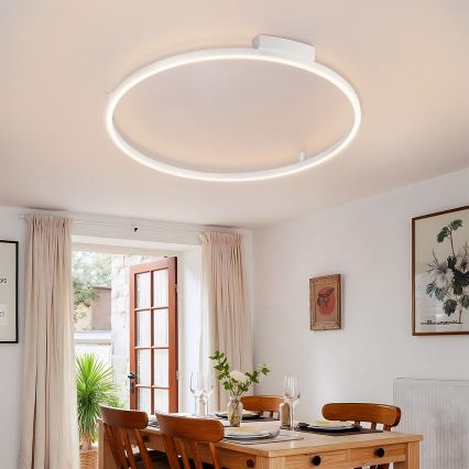 Brilagi - Dimbare LED-plafondlamp PORTOFINO LED/60W/230V 3000-6000K Ø 80 cm wit + afstandsbediening