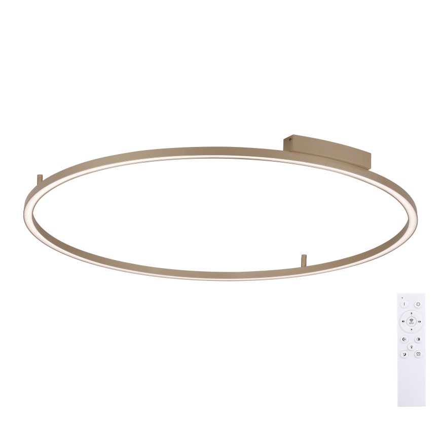 Brilagi - Dimbare LED-plafondlamp PORTOFINO LED/85W/230V 3000-6000K Ø 120 cm beige + afstandsbediening