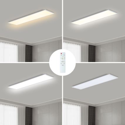 Brilagi - Dimbare LED-plafondlamp SLIMFRAME LED/58W/230V 120x30 cm 3000-6000K wit + afstandsbediening