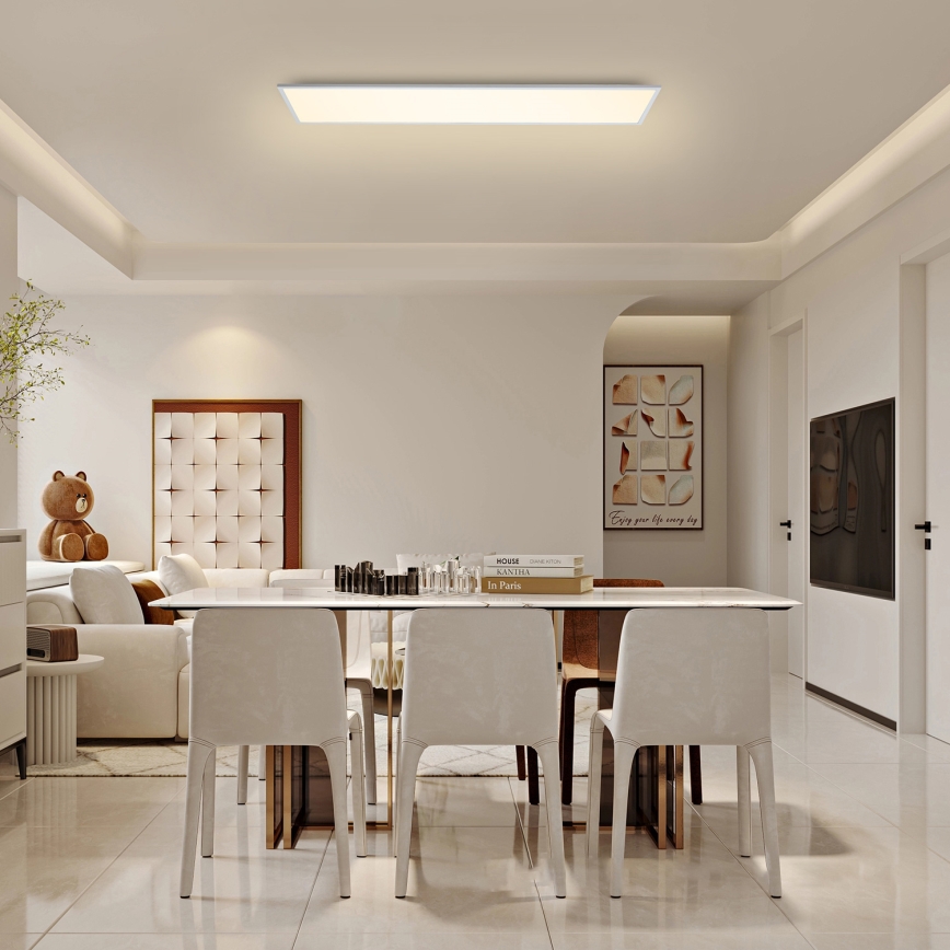 Brilagi - Dimbare LED-plafondlamp SLIMFRAME LED/58W/230V 120x30 cm 3000-6000K wit + afstandsbediening