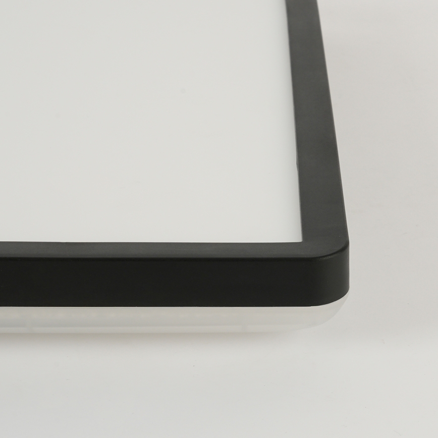 Brilagi - Dimbare LED-plafondlamp ULTRA SLIM LED/18W/230V 2700-6500K 30x30 cm zwart + afstandsbediening