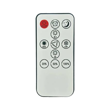 Brilagi - Dimbare LED-plafondlamp ULTRA SLIM LED/18W/230V 2700–6500K Ø 30 cm wit + afstandsbediening