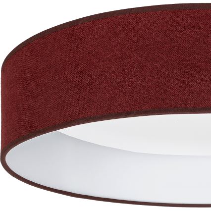 Brilagi - Dimbare LED plafondlamp VELVET SMARTIX LED/36W/230V 3000-6000K Ø 55 cm bordeaux Wi-Fi Tuya Beacon + afstandsbediening