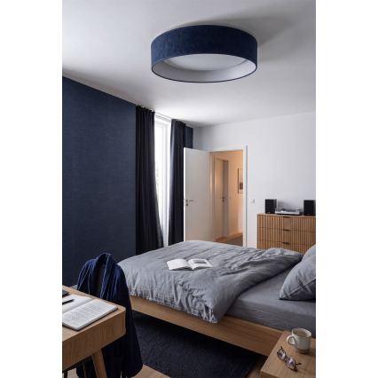 Brilagi - Dimbare LED-plafondlamp VELVET SMART VARI LED/36W/230V 3000-6500K Ø 55 cm blauw + afstandsbediening