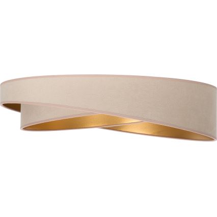 BRILAGI - LED dimbare plafondlamp VELVET TWIST LED/36W/230V 3000-6000K Ø 65 cm Wi-Fi Tuya Beacon beige/goud + afstandsbediening