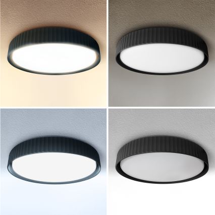 Brilagi - Dimbare LED-plafondlamp LUCIA LED/48W/230V 3000-6500K Ø 41 cm zwart + afstandsbediening