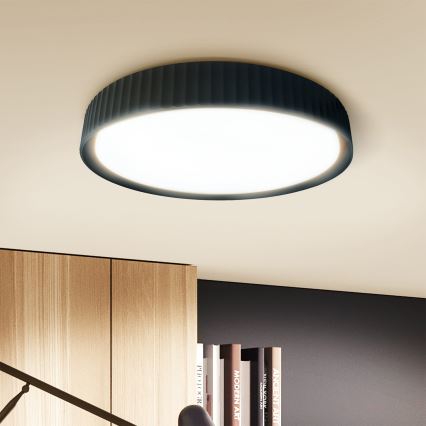 Brilagi - Dimbare LED-plafondlamp LUCIA LED/48W/230V 3000-6500K Ø 41 cm zwart + afstandsbediening