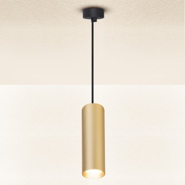 Brilagi - Dimbare hanglamp aan kabel SELE 1xGU10/6,5W/230V 2700-6500K zwart/goud
