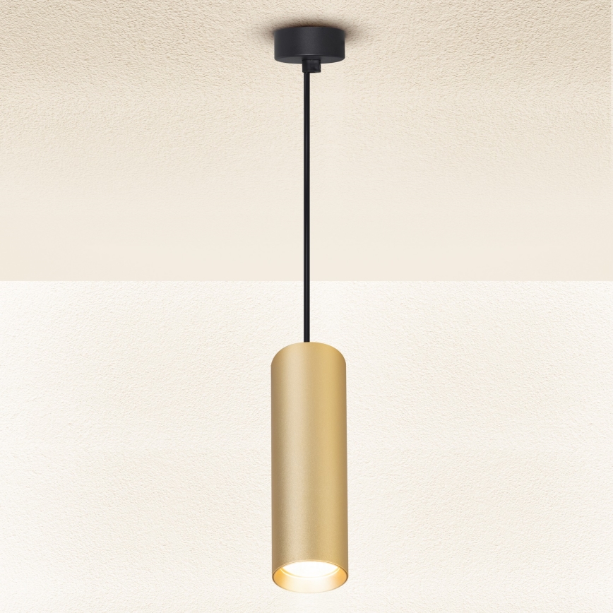 Brilagi - Dimbare hanglamp aan kabel SELE 1xGU10/6,5W/230V 2700-6500K zwart/goud
