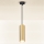 Brilagi - Dimbare hanglamp aan kabel SELE 1xGU10/6,5W/230V 2700-6500K zwart/goud