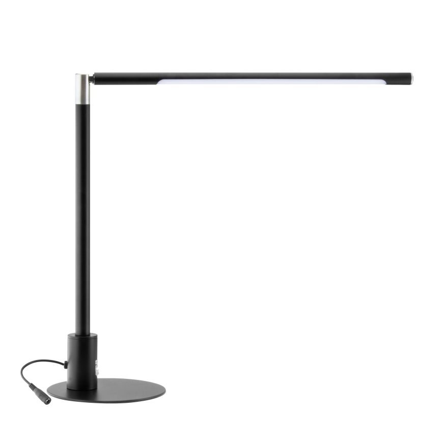 Brilagi - LED-dimbare tafellamp met aanraakbediening en USB-poorten VARIO LED/7W/230V 3000-6500K CRI 96 zwart