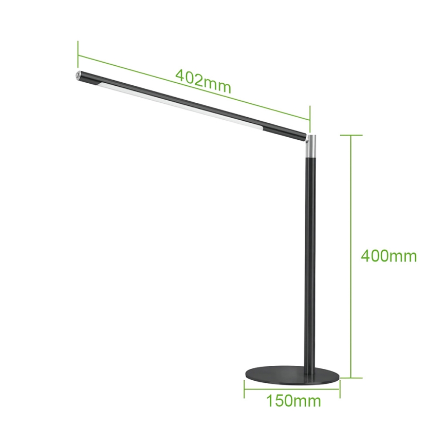 Brilagi - Dimbare tafellamp met aanraakbediening VARIO LED/7W/230V 3000-6500K CRI 96 zwart