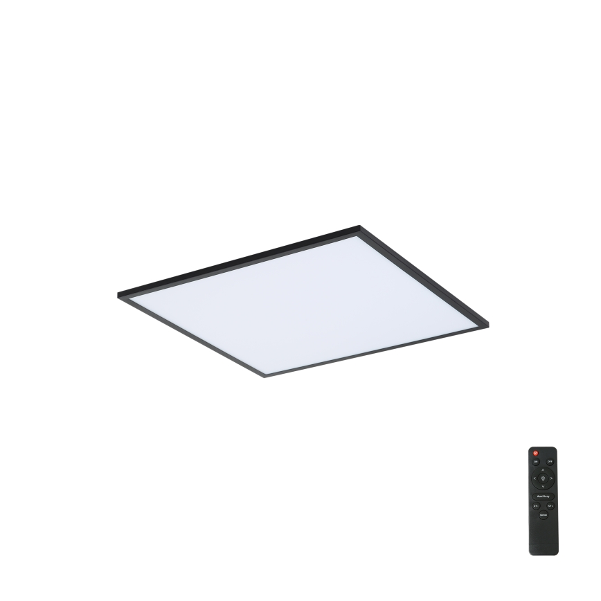 Brilagi - LED dimbare plafondlamp SLIMFRAME LED/36W/230V 45x45 cm 3000-6000K zwart + afstandsbediening