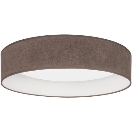 Brilagi - LED-dimbare plafondlamp VELVET SMARTIX STARS, LED 24 W, 230 V, 3000–6000 K, Ø 45 cm, bruin, Wi‑Fi (Tuya) Beacon + afstandsbediening