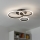 Brilagi - Dimbare LED bevestigde hanglamp ORBITS LED/40W/230V 3000-6500K zwart + afstandsbediening