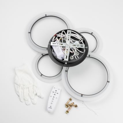 Brilagi - Dimbare LED bevestigde hanglamp ORBITS LED/50W/230V 3000-6500K + afstandsbediening