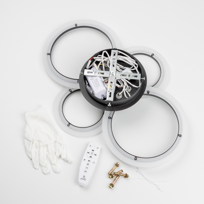 Brilagi - Dimbare LED bevestigde hanglamp ORBITS LED/50W/230V 3000-6500K + afstandsbediening