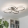 Brilagi - Dimbare LED bevestigde hanglamp ORBITS LED/85W/230V 3000-6500K zwart + afstandsbediening