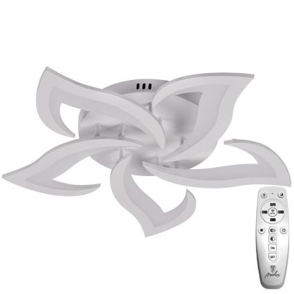Brilagi - Dimbare LED bevestigde hanglamp TWIST LED/55W/230V 3000-6500K wit + afstandsbediening