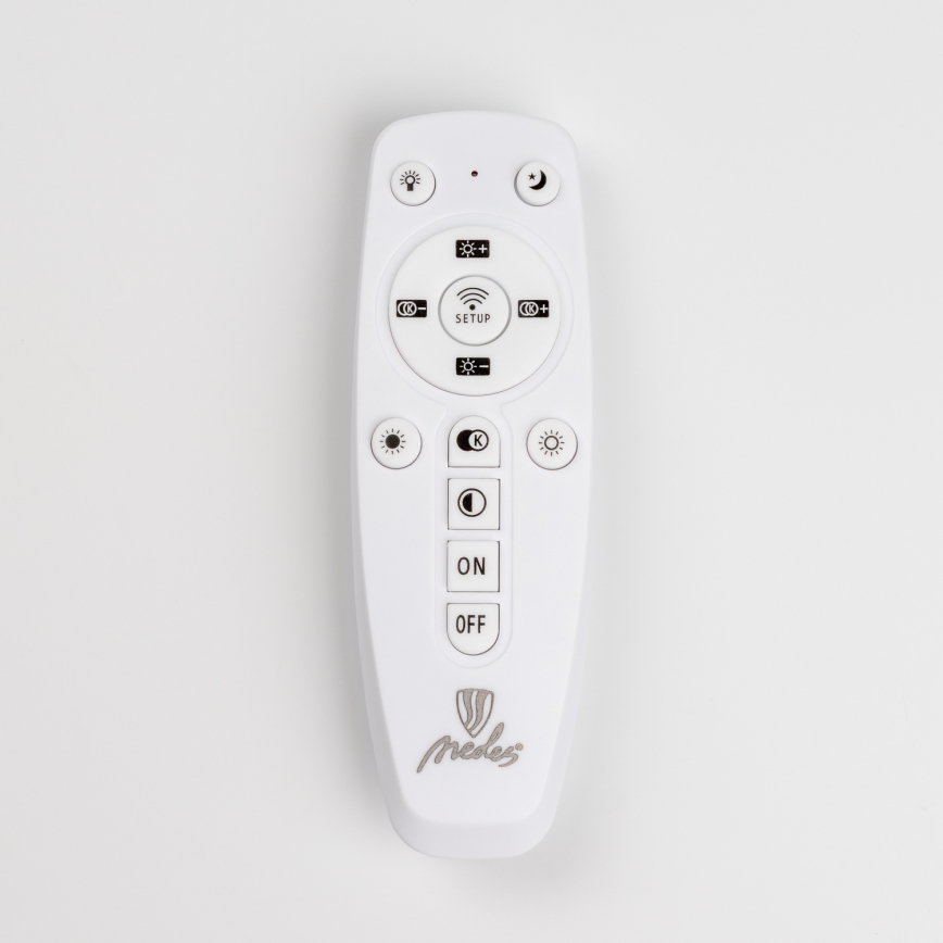 Brilagi - Dimbare LED bevestigde hanglamp TWIST LED/65W/230V 3000-6500K zwart + afstandsbediening