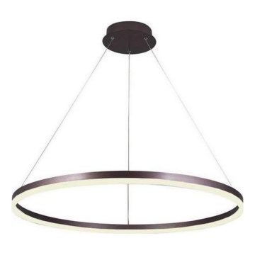 Brilagi - Dimbare LED hanglamp aan een koord CIRCLE LED/55W/230V 3000-6500K bruin + afstandsbediening
