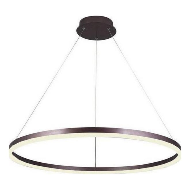 Brilagi - Dimbare LED hanglamp aan een koord CIRCLE LED/55W/230V 3000-6500K bruin + afstandsbediening