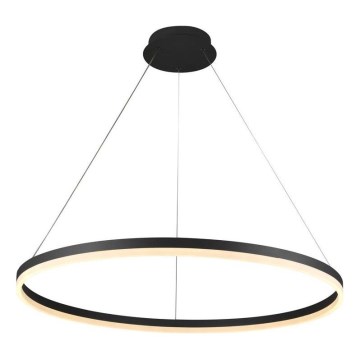 Brilagi - Dimbare LED hanglamp aan een koord CIRCLE LED/55W/230V 3000-6500K zwart + afstandsbediening