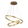 Brilagi - Dimbare LED hanglamp aan een koord CIRCLE LED/70W/230V 3000-6500K goud + afstandsbediening