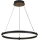 Brilagi - dimbare LED-hanglamp aan kabel CIRCLE LED/85W/230V 3000-6500K Ø 60 cm zwart/goud + afstandsbediening