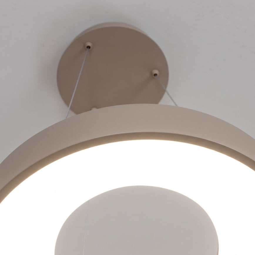 BRILAGI - Dimbare LED-hanglamp aan kabel FALCON II LED/67W/230V 3000-6500K Ø 40 cm beige + afstandsbediening
