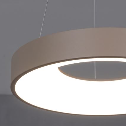 BRILAGI - Dimbare LED-hanglamp aan kabel FALCON II LED/67W/230V 3000-6500K Ø 40 cm beige + afstandsbediening