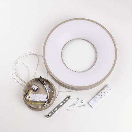 BRILAGI - Dimbare LED-hanglamp aan kabel FALCON II LED/67W/230V 3000-6500K Ø 40 cm beige + afstandsbediening