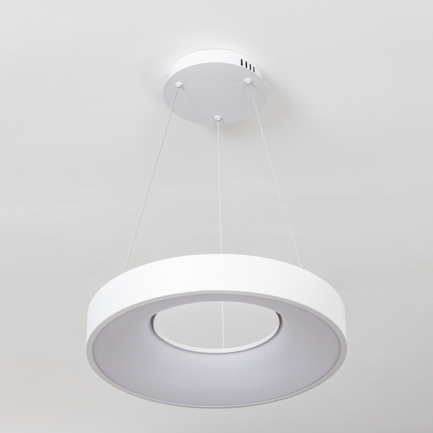 Brilagi - Dimbare LED-pendellamp aan kabel FALCON II LED/67W/230V 3000–6500K Ø 40 cm wit + afstandsbediening