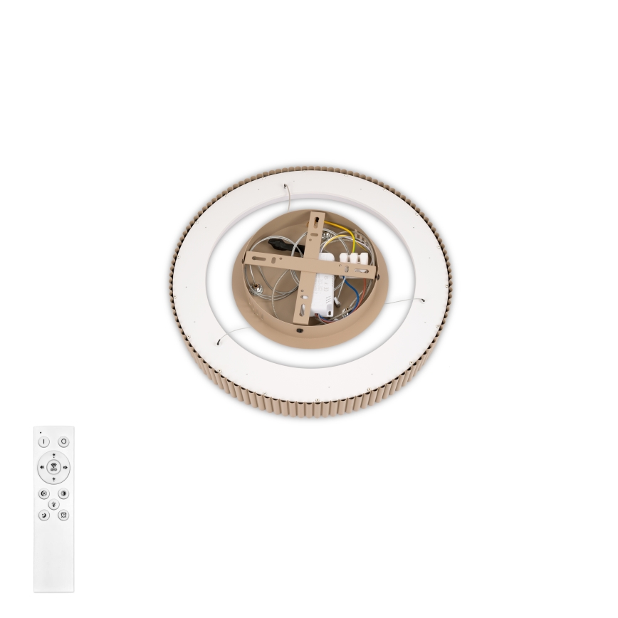 Brilagi - dimbare LED-hanglamp met kabel FALCON MODERN LED/30W/230V 3000-6500K 40 cm beige + afstandsbediening