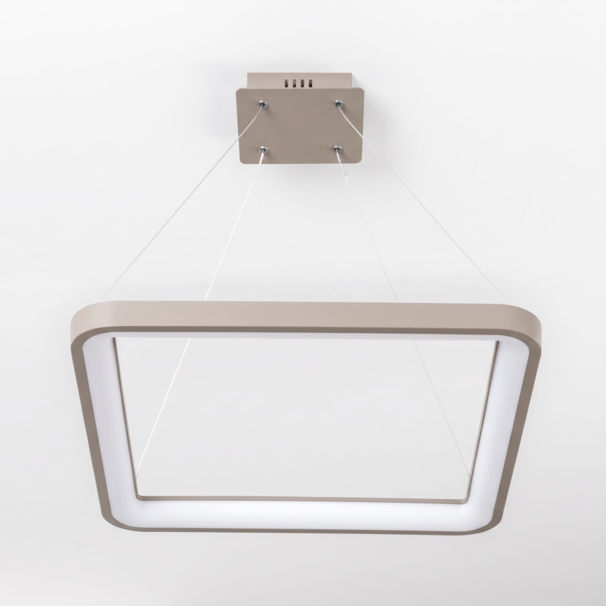 BRILAGI - dimbare LED-hanglamp aan kabel FALCON SLIM LED/50W/230V 3000-6500K 50x50 cm beige + afstandsbediening