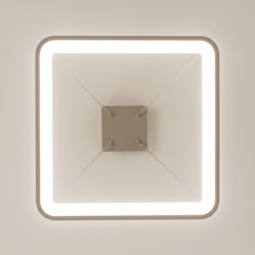 BRILAGI - dimbare LED-hanglamp aan kabel FALCON SLIM LED/50W/230V 3000-6500K 50x50 cm beige + afstandsbediening