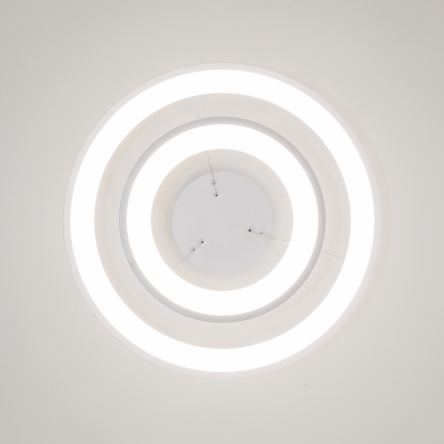 Brilagi - LED dimbare hanglamp aan ophangkabel FALCON SLIM LED/68W/230V 3000-6500K Ø 50 cm wit + afstandsbediening