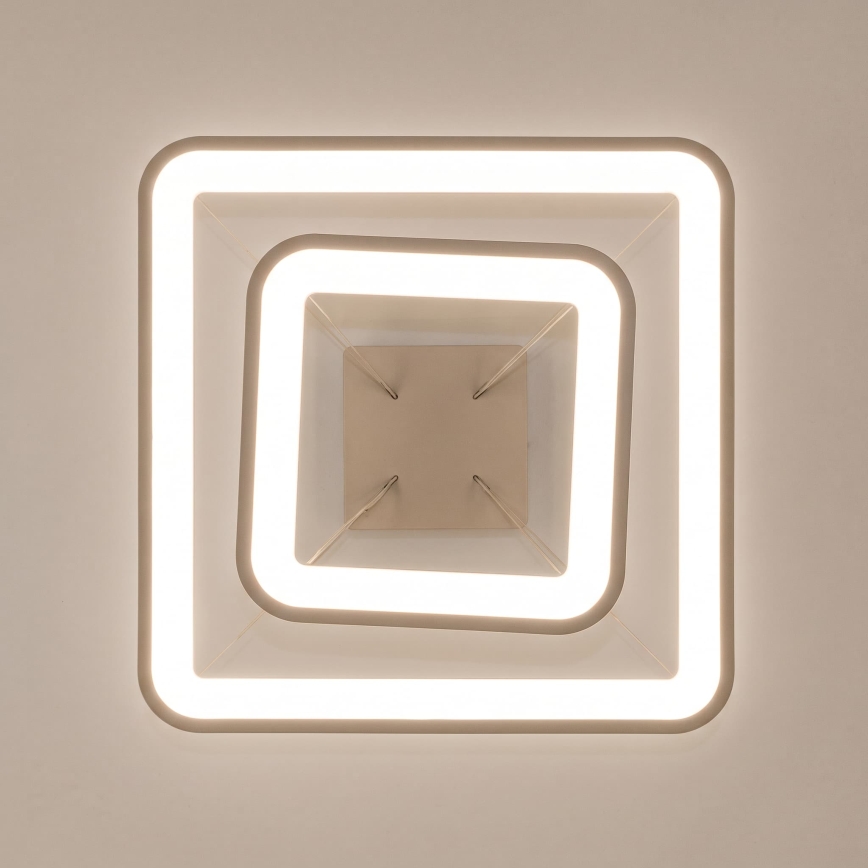 BRILAGI - dimbare LED-hanglamp aan kabel FALCON SLIM LED/78W/230V 3000-6500K 50x50 cm beige + afstandsbediening