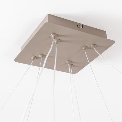 BRILAGI - dimbare LED-hanglamp aan kabel FALCON SLIM LED/78W/230V 3000-6500K 50x50 cm beige + afstandsbediening
