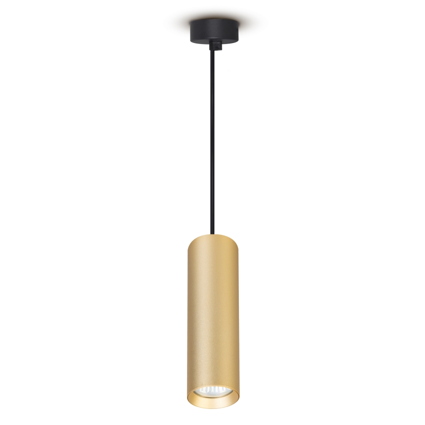 BRILAGI - LED RGBW dimbare hanglamp aan kabel SELE 1xGU10/4,8W/230V 3000K zwart/goud + afstandsbediening