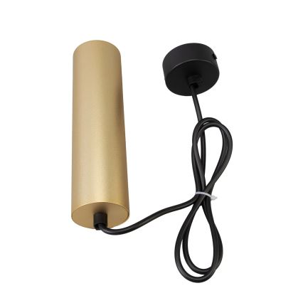 BRILAGI - LED RGBW dimbare hanglamp aan kabel SELE 1xGU10/4,8W/230V 3000K zwart/goud + afstandsbediening