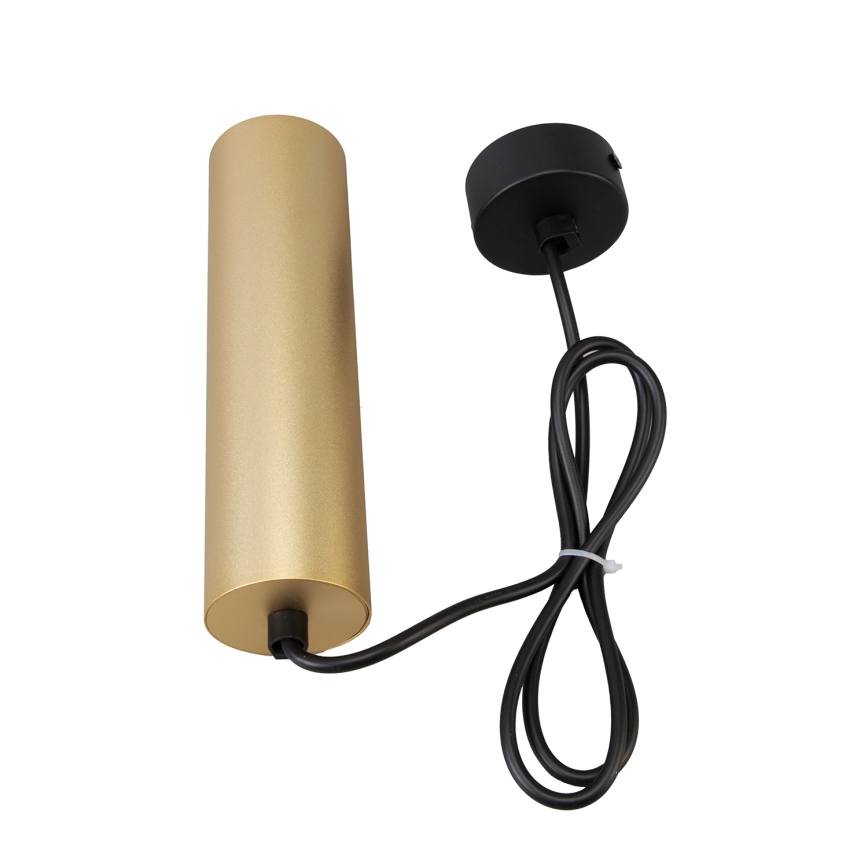 BRILAGI - LED RGBW dimbare hanglamp aan kabel SELE 1xGU10/4,8W/230V 3000K zwart/goud + afstandsbediening