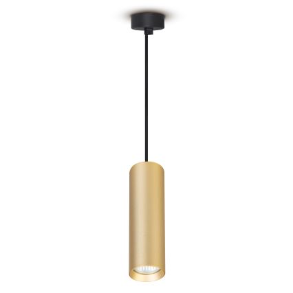 Brilagi - Dimbare hanglamp aan kabel SELE 1xGU10/6,5W/230V 2700-6500K zwart/goud