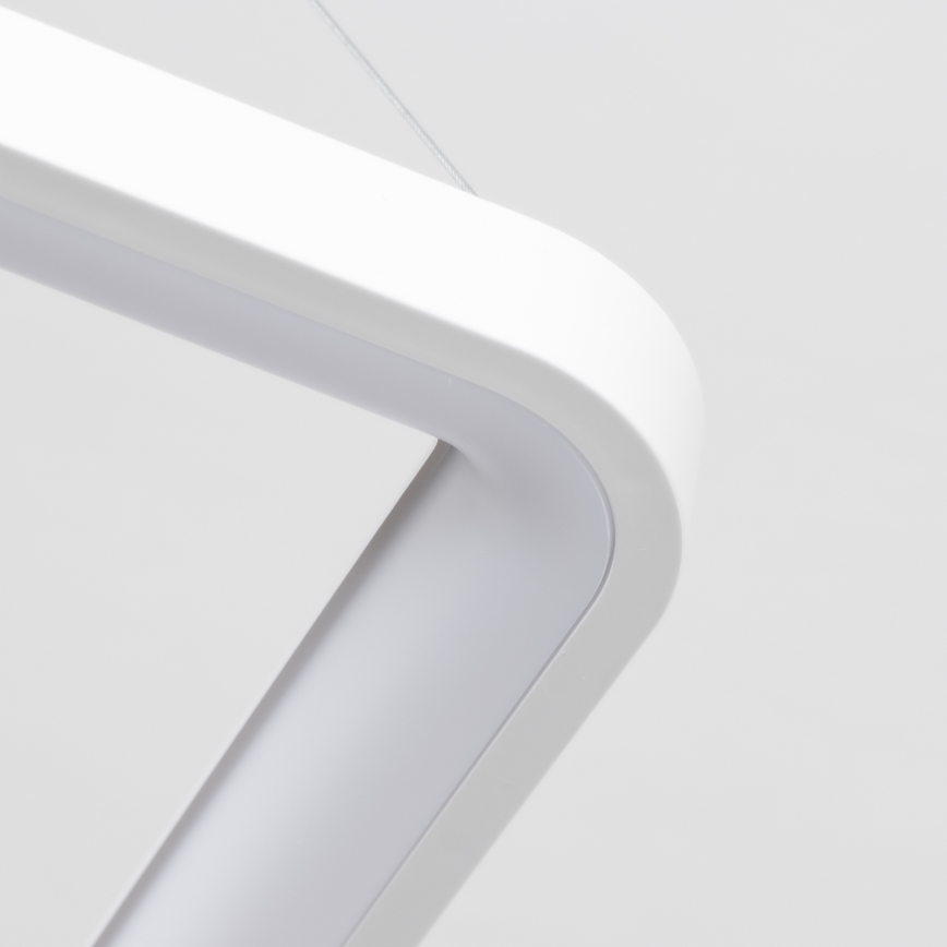 Brilagi - LED dimbare hanglamp aan kabel FALCON SLIM LED/50W/230V 3000-6500K 50x50 cm wit + afstandsbediening