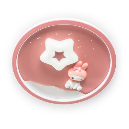 Brilagi - dimbare LED plafondlamp voor kinderen BUNNY LED/83W/230V 3000-6000K Ø 49 cm + afstandsbediening