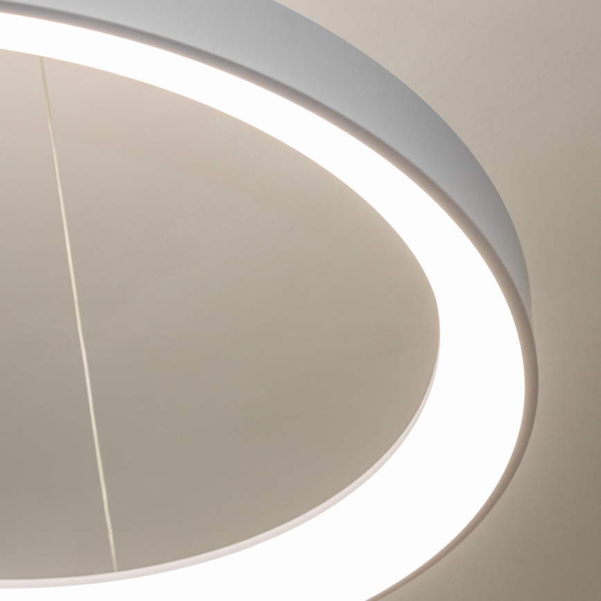 Brilagi - LED-dimbare hanglamp aan kabel FALCON II LED/108W/230V 3000-6500K Ø 80 cm wit + afstandsbediening