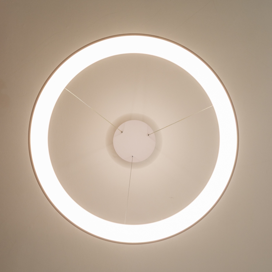 Brilagi - LED-dimbare hanglamp aan kabel FALCON II LED/108W/230V 3000-6500K Ø 80 cm wit + afstandsbediening