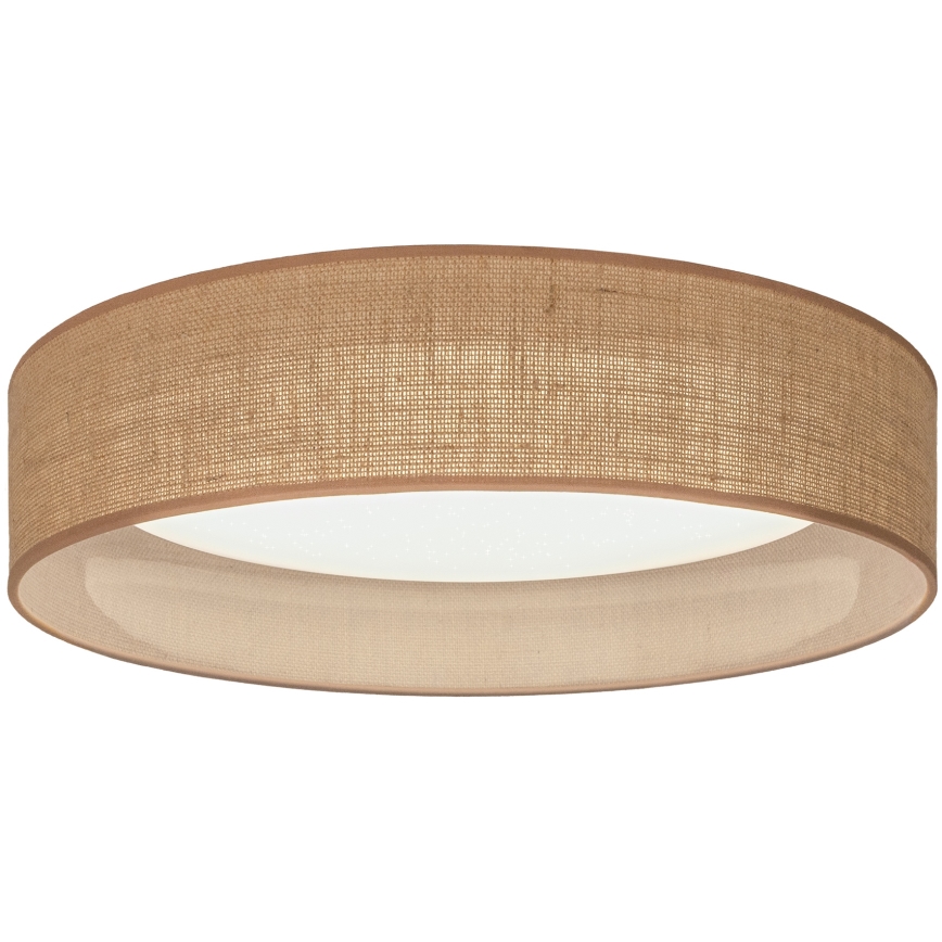 Brilagi - LED dimbare plafondlamp VELVET SMARTIX STARS LED/24W/230V 3000-6000K Ø45 cm beige Wi-Fi Tuya Beacon + afstandsbediening
