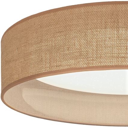 Brilagi - LED dimbare plafondlamp VELVET SMARTIX STARS LED/24W/230V 3000-6000K Ø45 cm beige Wi-Fi Tuya Beacon + afstandsbediening