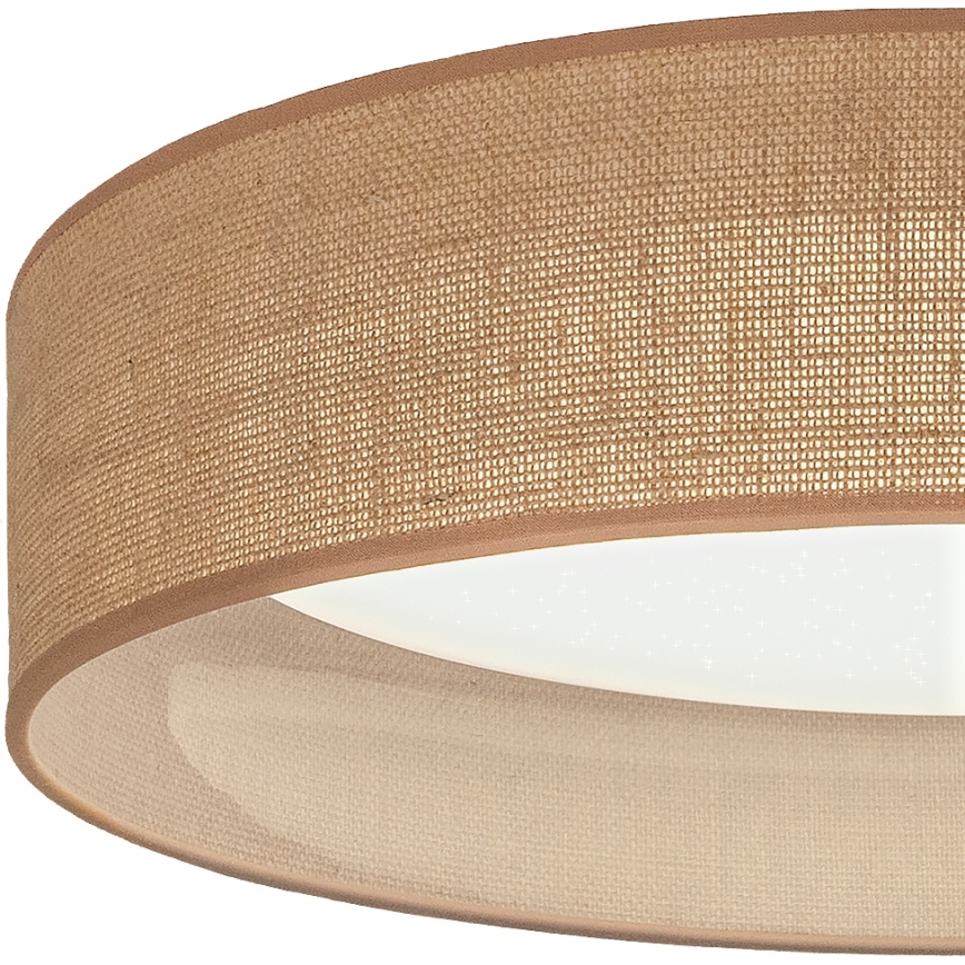Brilagi - LED dimbare plafondlamp VELVET SMARTIX STARS LED/24W/230V 3000-6000K Ø45 cm beige Wi-Fi Tuya Beacon + afstandsbediening